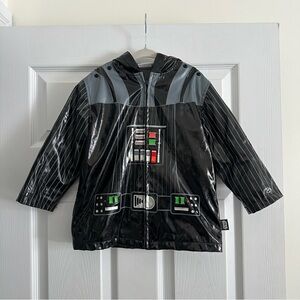Size 2T Kids Disney Store Darth Vader Rain Jacket Star Wars Kids Coat Hooded